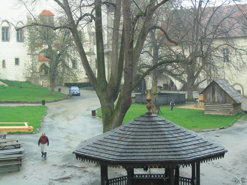 Krivoklat courtyard