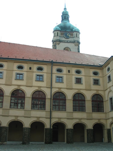 Courtyard of Melnik Castle